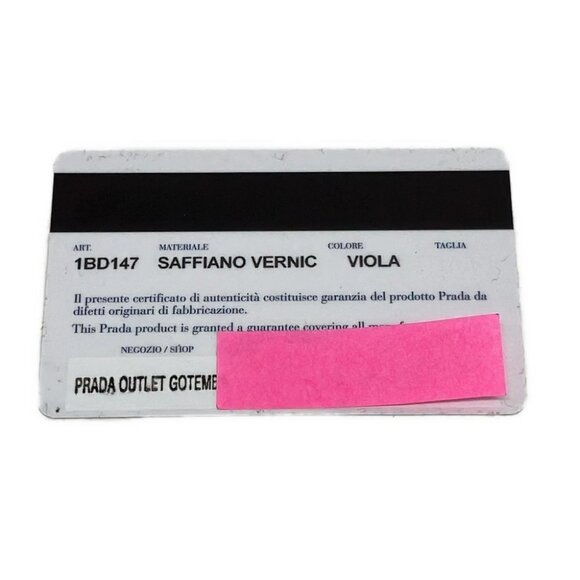 Auth PRADA Purple Patent Leather Shoulder Bag - Picture 14 of 14